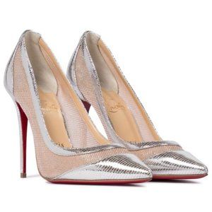 Christian Louboutin Women's Galativi 100 Silver